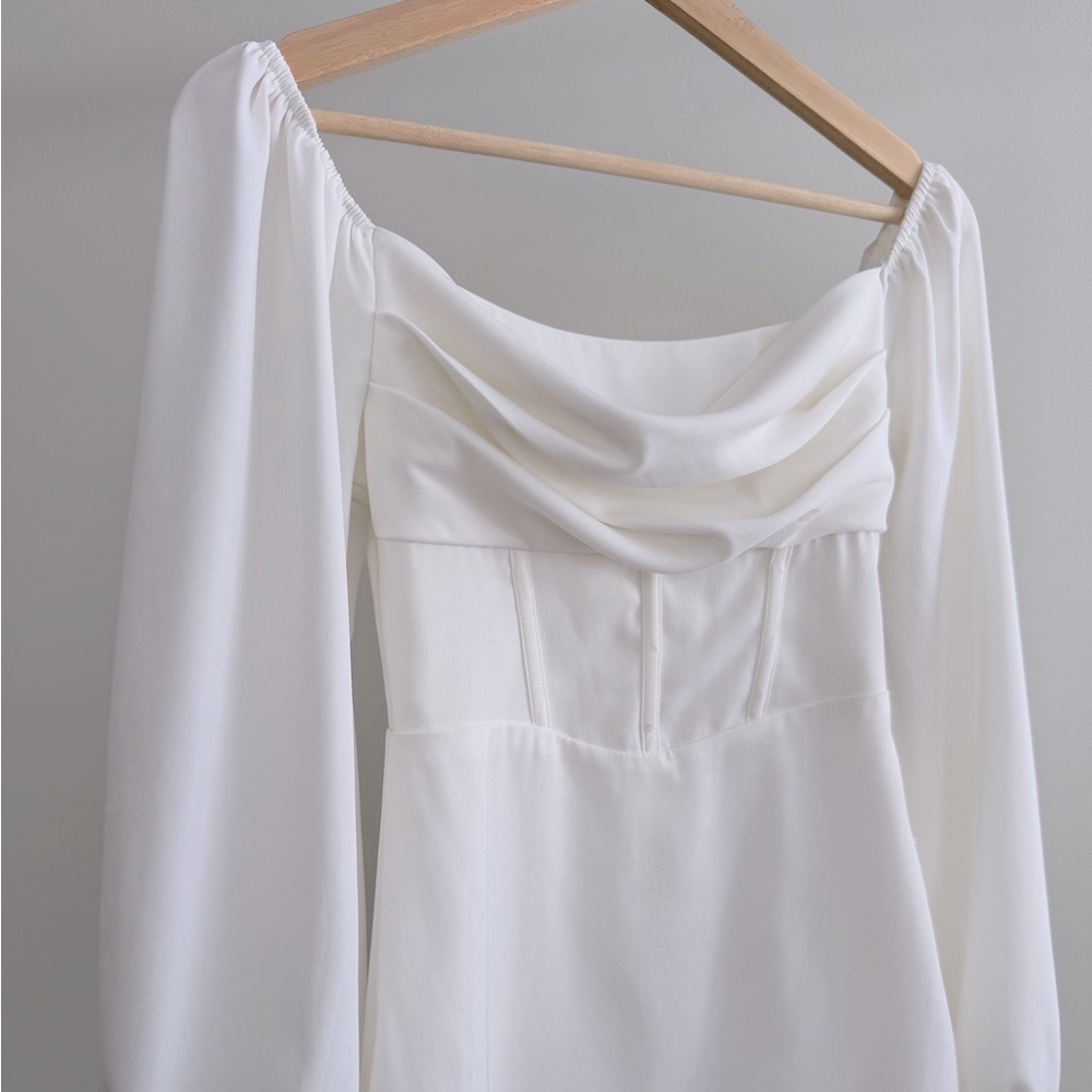 Princess Polly White Off-Shoulder Dress